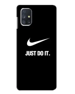 Чехол для Samsung Galaxy M51 с картинкой «Классический принт Nike»
