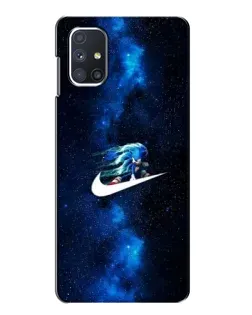 Чехол для Samsung Galaxy M51 с картинкой «Звездный путь Nike»