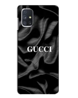 Чехол для Samsung Galaxy M51 с картинкой «Gucci — шелковые волны»
