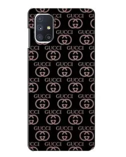 Чехол для Samsung Galaxy M51 с картинкой «Классическая монограмма Gucci»