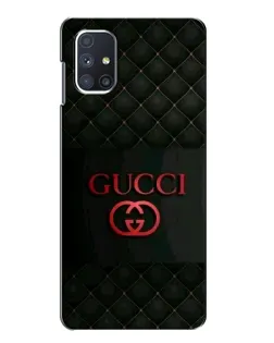 Чехол для Samsung Galaxy M51 с картинкой «Gucci — стеганый черный»