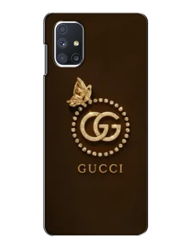 Чехол для Samsung Galaxy M51 с картинкой «Gucci — золотая бабочка»