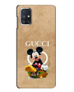 Чехол для Samsung Galaxy M51 с картинкой «Микки Маус Gucci — крафт»
