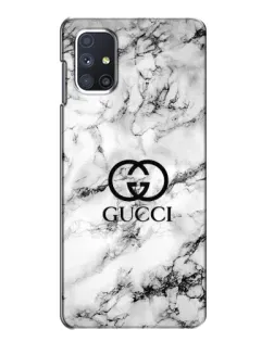 Чехол для Samsung Galaxy M51 с картинкой «Gucci — мраморный шик»