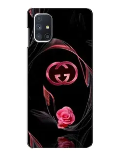 Чехол для Samsung Galaxy M51 с картинкой «Gucci — неоновая роза»