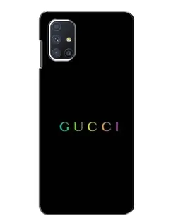 Чохол для Samsung Galaxy M51 з картинкою «Gucci — неоновий мінімалізм» Чохол для Samsung Galaxy M51 з картинкою «Gucci — неоновий мінімалізм»