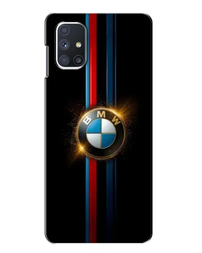 Чехол для Samsung Galaxy M51 с картинкой «BMW M-Power неон»
