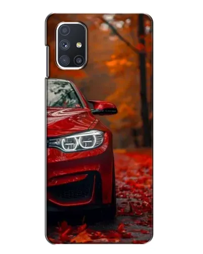 Чехол для Samsung Galaxy M51 с картинкой «Осенняя BMW M4»