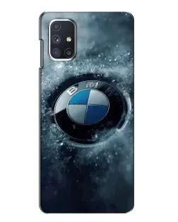 Чохол для Samsung Galaxy M51 з картинкою «Логотип BMW — лід»