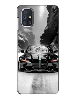 Чохол для Samsung Galaxy M51 з картинкою «BMW — акварельний дрифт»