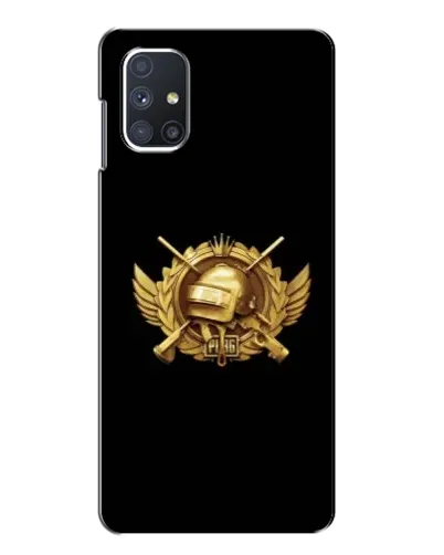 Чехол для Samsung Galaxy M51 с картинкой «PUBG — оранжевый градиент»