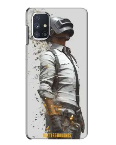 Чехол для Samsung Galaxy M51 с картинкой «PUBG — боец в пыли»