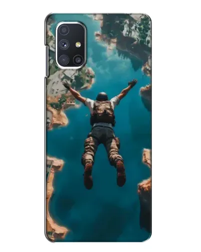 Чехол для Samsung Galaxy M51 с картинкой «PUBG — свободное падение»