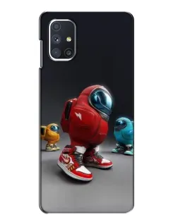 Чехол для Samsung Galaxy M51 с картинкой «Among Us — 3D стиль»