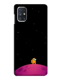 Чехол для Samsung Galaxy M51 с картинкой «Одинокий герой на планете»