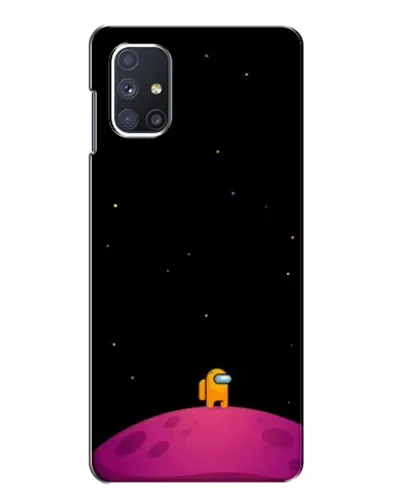 Чехол для Samsung Galaxy M51 с картинкой «Одинокий герой на планете»