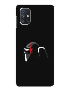 Чехол для Samsung Galaxy M51 с картинкой «Among Us шлем»