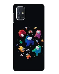 Чехол для Samsung Galaxy M51 с картинкой «Among Us космос»