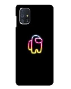 Чехол для Samsung Galaxy M51 с картинкой «Among Us градиент»
