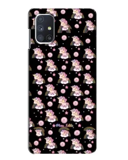 Чехол для Samsung Galaxy M51 с картинкой «Magic Unicorn паттерн»