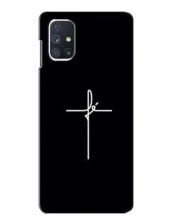 Чохол для Samsung Galaxy M51 з картинкою «Тонкий хрест»