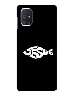 Чохол для Samsung Galaxy M51 з картинкою «Риба  Jesus»