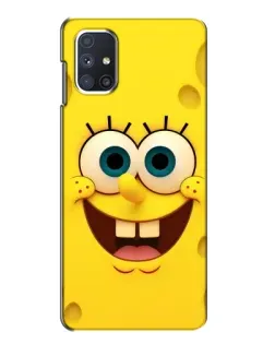 Чехол для Samsung Galaxy M51 с картинкой «Губка Боб улыбка»