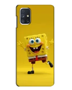 Чехол для Samsung Galaxy M51 с картинкой «Позитивный Губка Боб»