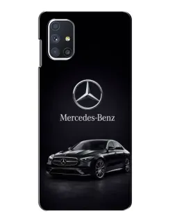 Чехол для Samsung Galaxy M51 с картинкой «Mercedes — решетка радиатора»
