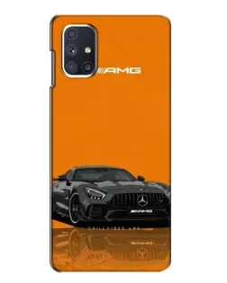 Чехол для Samsung Galaxy M51 с картинкой «Оранжевый Mercedes AMG»