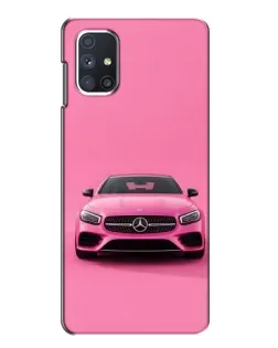 Чохол для Samsung Galaxy M51 з картинкою «Рожевий Mercedes AMG»