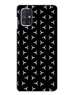Чохол для Samsung Galaxy M51 з картинкою «Mercedes паттерн зірок»
