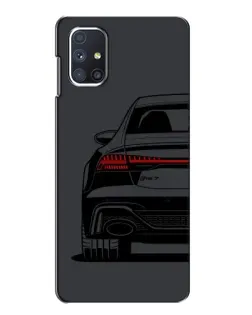 Чехол для Samsung Galaxy M51 с картинкой «Задняя часть Audi — арт»