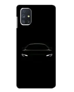 Чехол для Samsung Galaxy M51 с картинкой «Взгляд Audi в темноте»