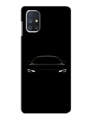 Чехол для Samsung Galaxy M51 с картинкой «Взгляд Audi в темноте»