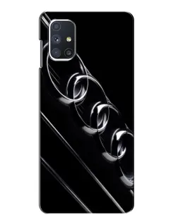 Чехол для Samsung Galaxy M51 с картинкой «Audi — абстрактные кольца»