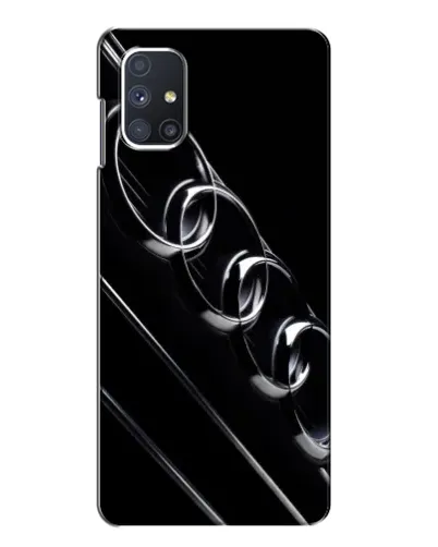 Чехол для Samsung Galaxy M51 с картинкой «Audi — абстрактные кольца»