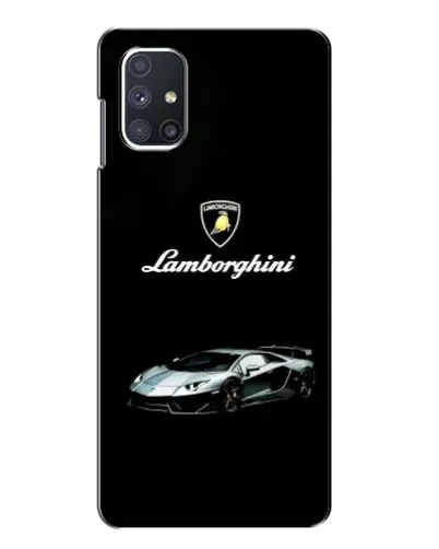 Чехол для Samsung Galaxy M51 с картинкой «Логотип Lamborghini классика»