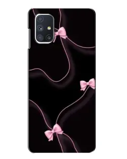 Чехол для Samsung Galaxy M51 с картинкой «Розовые ленты»