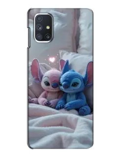 Чохол для Samsung Galaxy M51 з картинкою «Плюшеві Стіч Ангел»