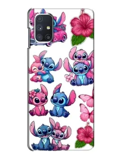 Чохол для Samsung Galaxy M51 з картинкою «Стікери Stitch та Angel»