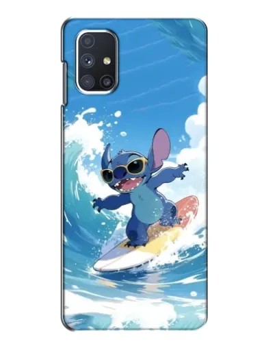 Чохол для Samsung Galaxy M51 з картинкою «Стіч на хвилі»