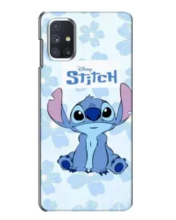 Чохол для Samsung Galaxy M51 з картинкою «Stitch серед квітів»