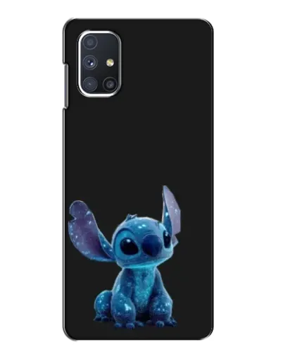 Чохол для Samsung Galaxy M51 з картинкою «Стіч на чорному»