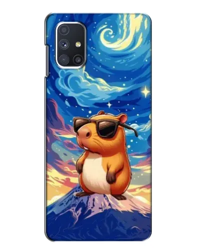 Чехол для Samsung Galaxy M51 с картинкой «Капибара Ван Гога»
