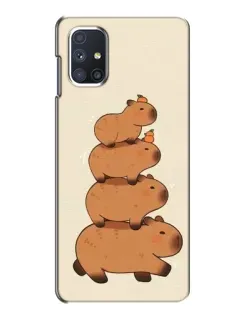 Чехол для Samsung Galaxy M51 с картинкой «Башня из капибар»