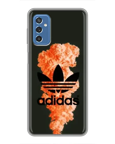 Чохол для Samsung Galaxy M52 5G (M526) з картинкою «Помаранчевий дим Adidas»