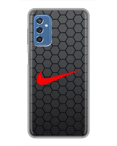 Чохол для Samsung Galaxy M52 5G (M526) з картинкою «Nike — карбонова сітка» Чохол для Samsung Galaxy M52 5G (M526) з картинкою «Nike — карбонова сітка»