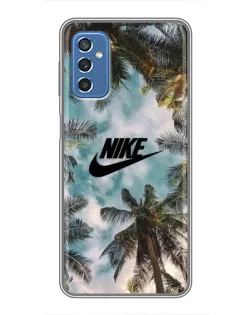 Чохол для Samsung Galaxy M52 5G (M526) з картинкою «Тропічний принт Nike»