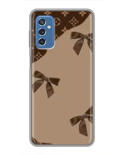 Чохол для Samsung Galaxy M52 5G (M526) з картинкою «LV — кавовий атлас»